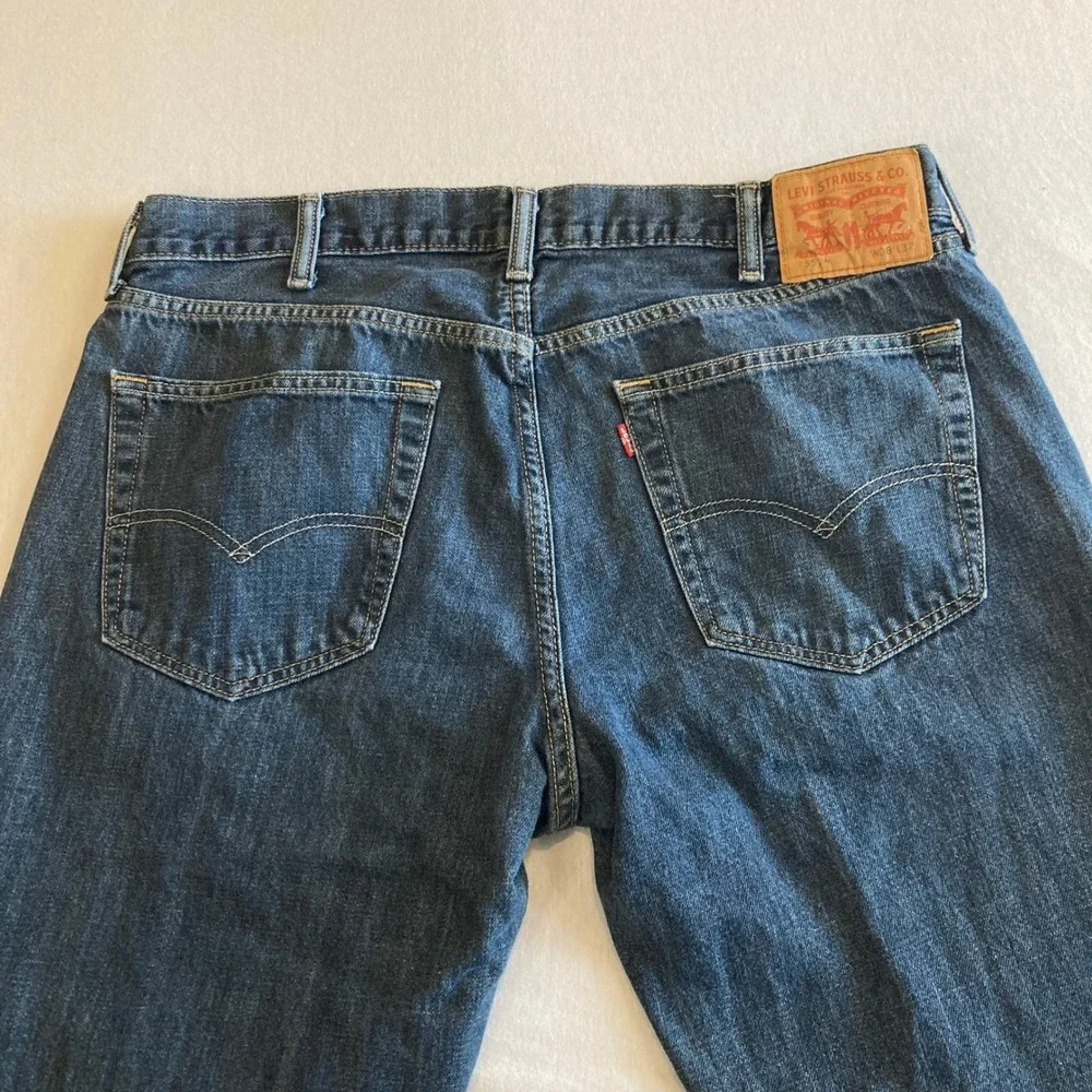 Levis 559 Jeans Mens 38x32 (Fit 36x30) Relaxed Straight Denim Med Wash Egypt